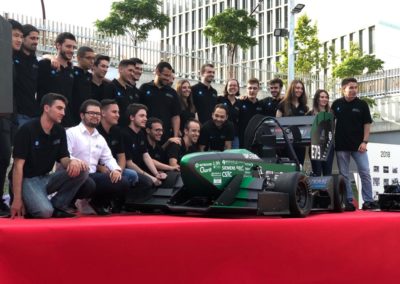 VERNIS MOTORS con el equipo Formula student de la UPC